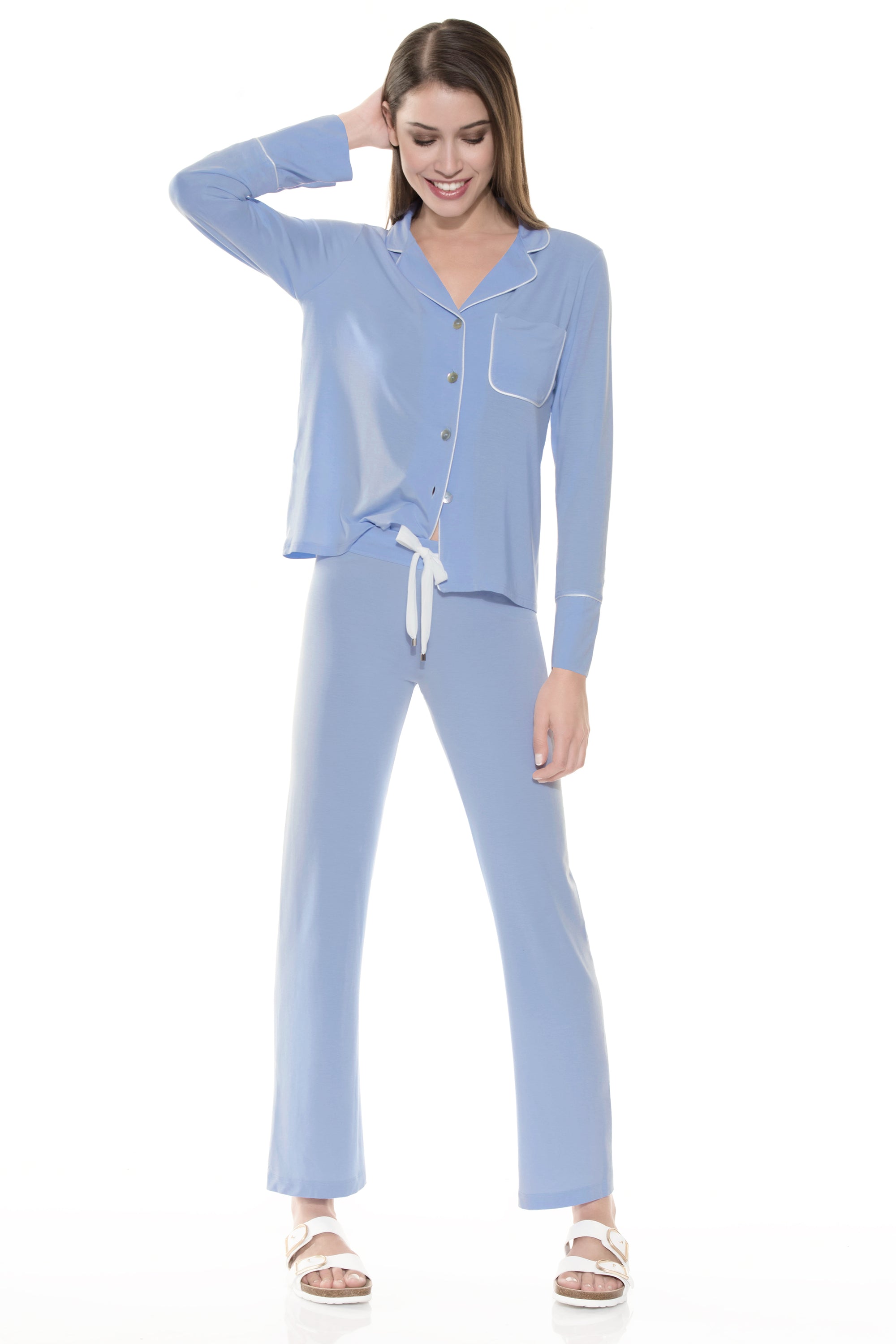 SUPERSOFT BELTED PANT