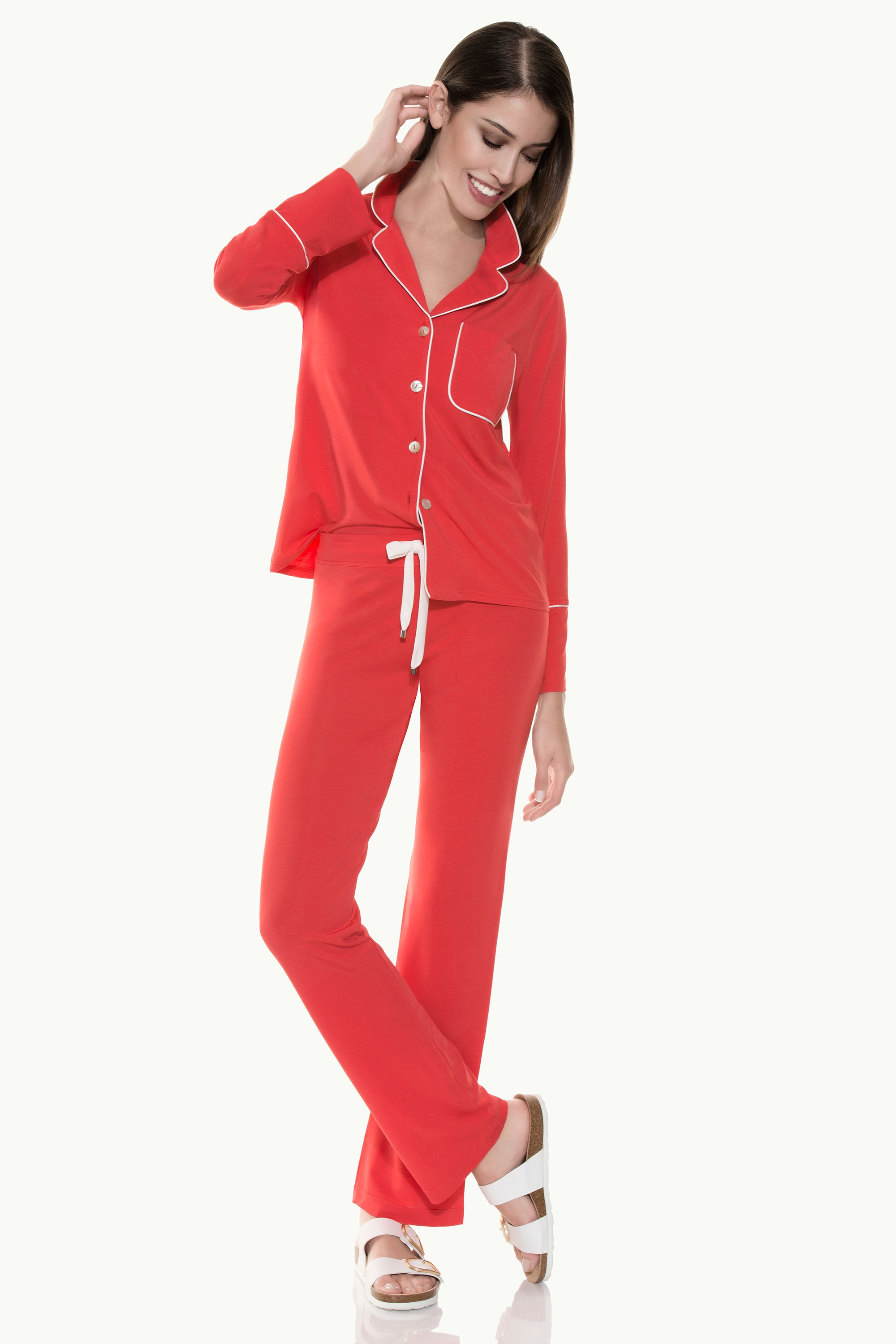 SUPERSOFT BELTED PANT