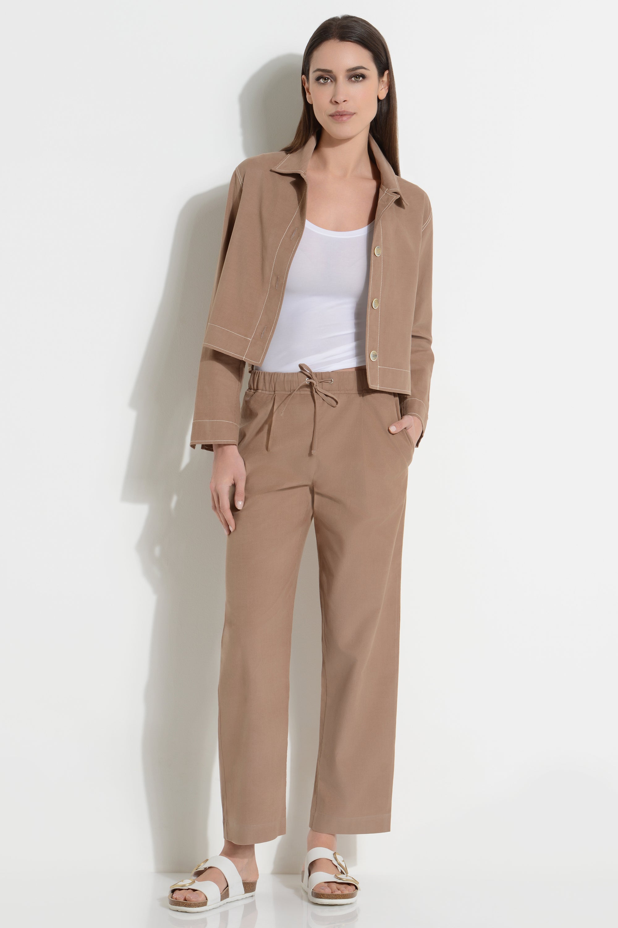 WEEKEND CORDUROY PLEATED PANTS