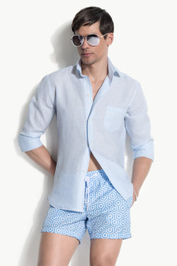 LINEN RESORT SHIRT