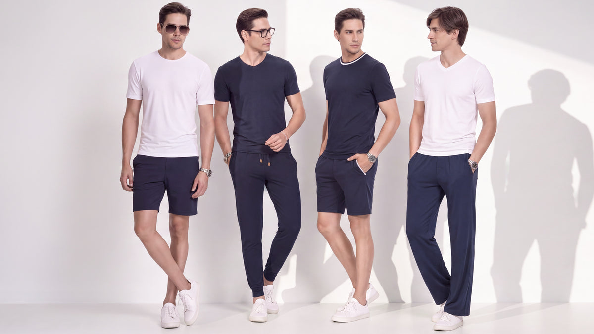 Il SUPERSOFT BELTED PANT di BLUE LEMON, un pantalone da notte con vita elastica in tessuto modal, come mostrato dalla marca.