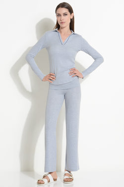 FOLDOVER RIB PANTS