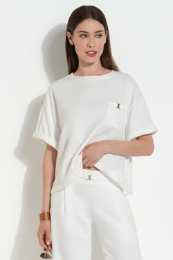 WIDE SLEEVE BOXY TEE