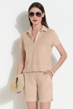 TERRY POLO SHIRT