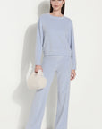LOUNGE HOSE AUS VELOURS
