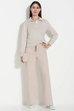SANDY SWEATHOSE MIT WEITEM BEINVERLAUF