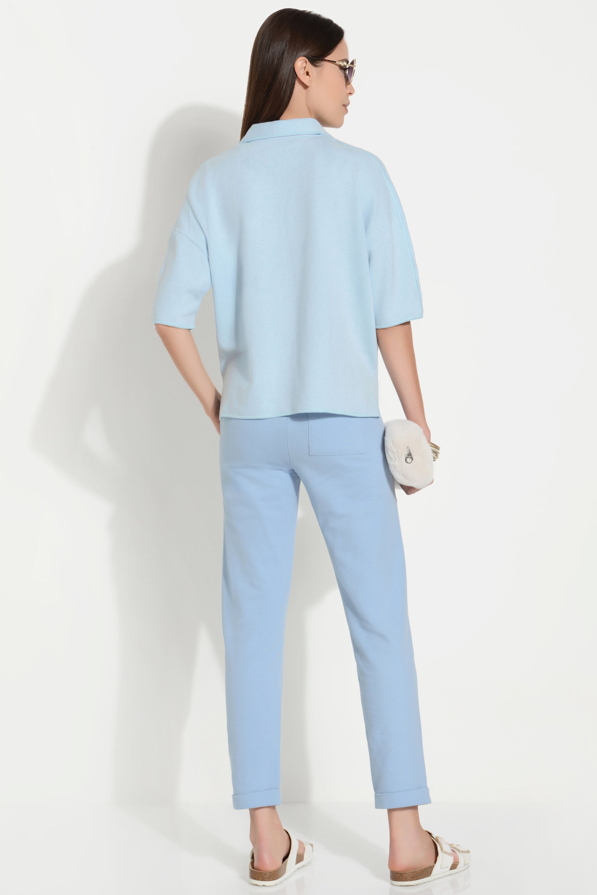 BRUSHED BIANCA FELPA PANT