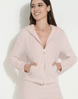VELOUR LOUNGE HOODIE